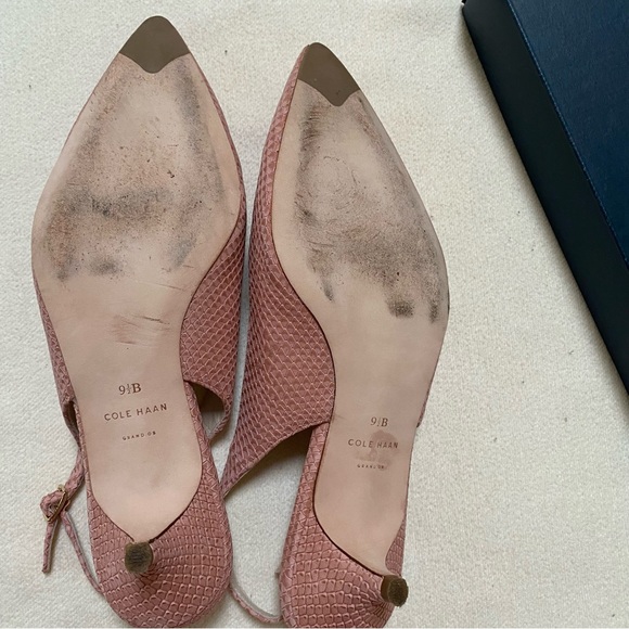 Cole Haan Bradshaw Sling Size 9.5 - Peony Snake Print - Picture 8 of 8